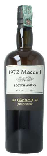 MACDUFF  Speyside Scotch Whisky 31 year old 1972 70cl 45% SAMAROLI -
