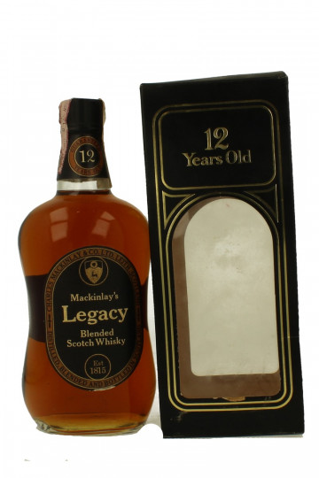 MacKinlay Finest Scotch Whisky Legacy 12 Years Old Bot 70-80's 75cl 43% Charles Mackinlay