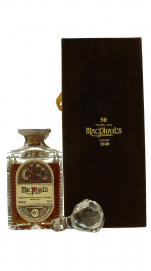 Macphail's Decanter  (probably Macallan ) 50 years Old 1940 75cl 40% Gordon MacPhail  -