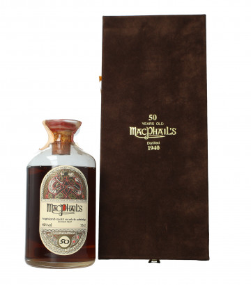 Macphail's Speyside Scotch Whisky 50 Year old 1940 75cl 40% Gordon MacPhail  -Book of Keels Probably Macallan