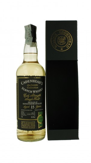 MANNOCHMORE 15 years old 1996 2012 70cl 56.4% Cadenhead's - Authentic Collection