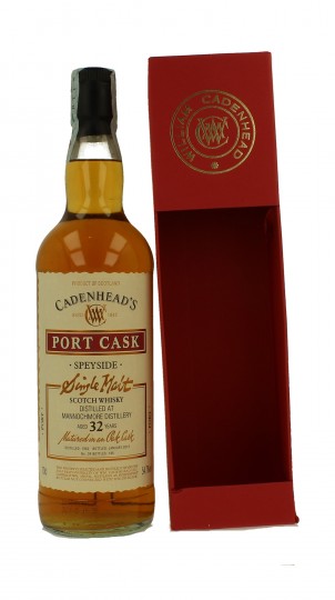 MANNOCHMORE 32 Years Old 1982 2015 70cl 54.7% Cadenhead's - WINE CASK-Port