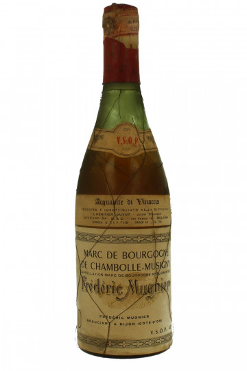 MARC DE BOURGOGNE DE Chambolle Musigny Frederic Mugnier Bot. 60's 75cl 42%