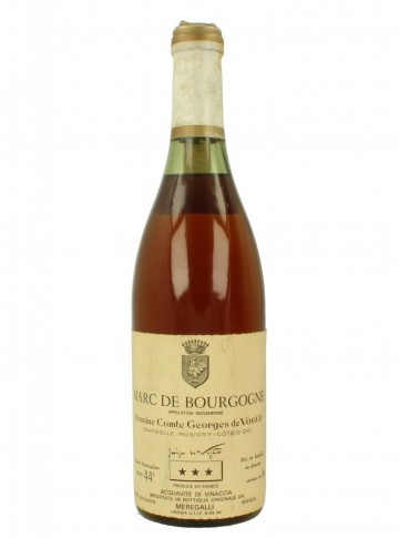 MARC DE BOURGOGNE  DE VOGUE  75 CL 44% BOTTLED IN THE 60 'S /70'S