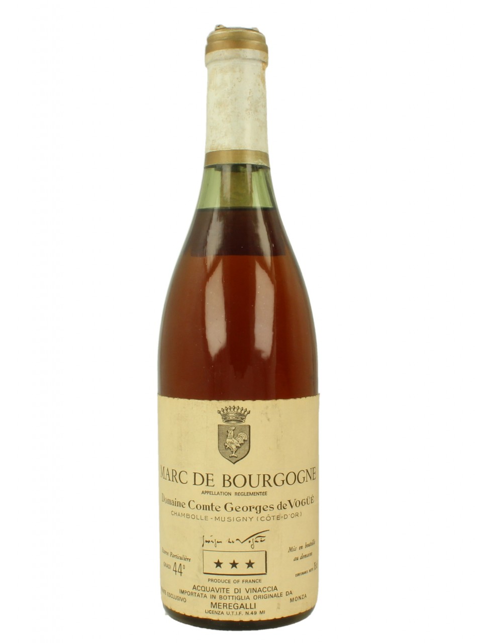 MARC DE BOURGOGNE DE VOGUE 75 CL 44% BOTTLED IN THE 60 'S /70'S