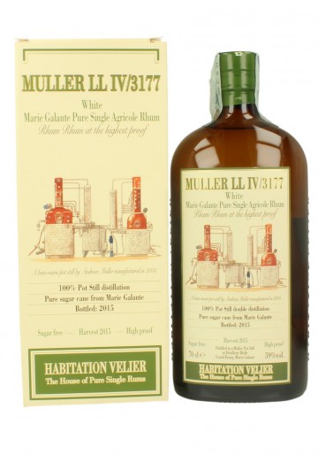 MARIE GALANTE Muller 2015 70cl 59% Habitation Velier - White Pure Single Rum