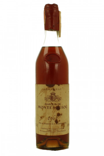 Marquis de Montensquiou Armagnac 1963 1992 70cl 43% OB