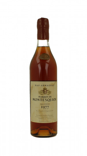 Marquis de Montensquiou Armagnac 1977 2001 70cl 44.1%