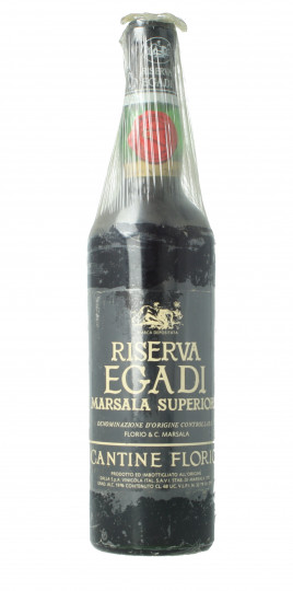 Marsala Florio Riserva Egadi Bot around 1960 75cl 19%