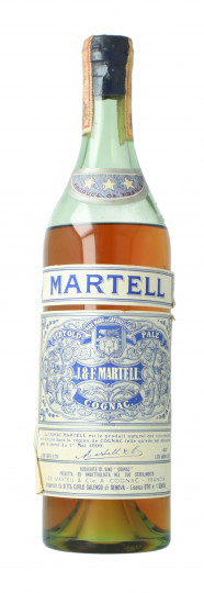 MARTELL COGNAC 3 stars Bot around 1950-1960 75cl 40% Spring  cap