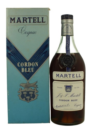 MARTELL COGNAC CORDON BLUE Bot.1960/1970's 75cl 40% Bottle propriety of private collector for sale