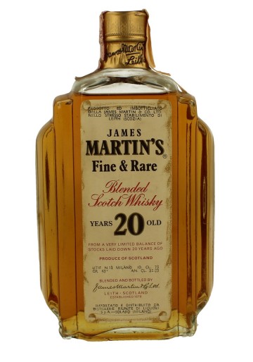 MARTIN'S Fine & Rare 20yo Bot.60/70's 75cl 43% - Blended