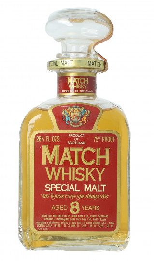 Match  malt Scotch Whisky 8 Year old - Bot.70's-80's 75cl 43%