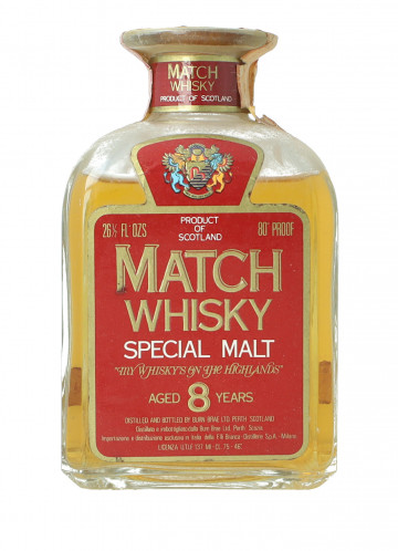 Match  malt Scotch Whisky 8 Year old - Bot.70's-80's 75cl 46%