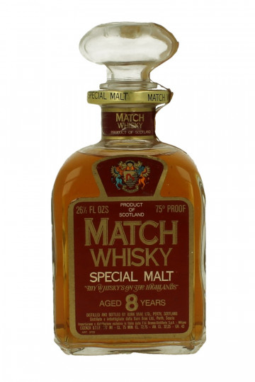 Match Pure Malt    Scotch  Whisky 8 Years Old - Bot.70-80's 75cl 46%