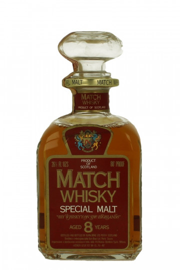Match Pure Malt    Scotch  Whisky 8 Years Old - Bot.70-80's 75cl 46%