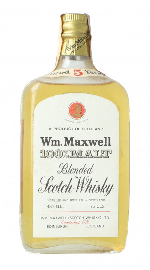 Maxwell  Blended  Scotch Whisky 5 years old Bottled around 1960-1970 75cl 43% OB  -