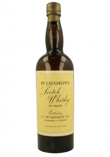 MC LAUGHLINìS SCOTCH WHISKY  BOTTLED IN THE 30'S OR BEFORE 75CL 70 PROOF