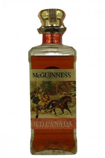 MCGUINNESS Old Canada whiskey Bot 60/70's 75cl 40%