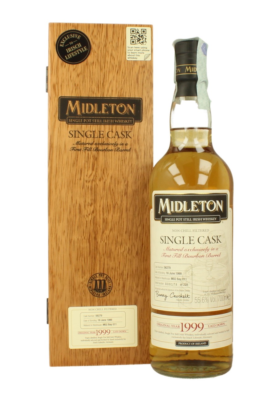 MIDLETON Single Malt 1999 2011 70cl 55.6% OB - Bourbon cask MIDLETON Single Malt 1999 2011 70cl 55.6% OB - Bourbon cask