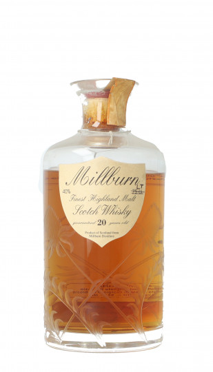 Millburn Speyside  Scotch Whisky 20 Years Old 75cl 40% Sestante  -