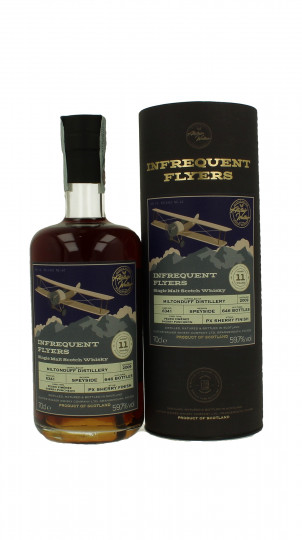 MILTON DUFF 11 Years old 2009 70cl 59.7% - Infrequent Flyers PX sherry Finish-cask 6341