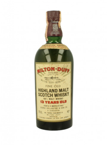 MILTON-DUFF 13yo bot.late 60's 75cl 43% OB - Salengo Imp.