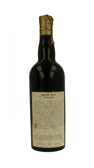 MILTON DUFF 23 Years Old 1966 1990 75cl 61.4% Sestante  -Marchesi Spinola