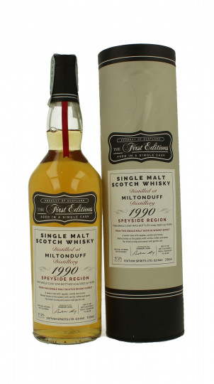 MILTON DUFF 29 Years Old 1990 70cl 57.2% The First Edition Andrew Laing Cask HL 16248