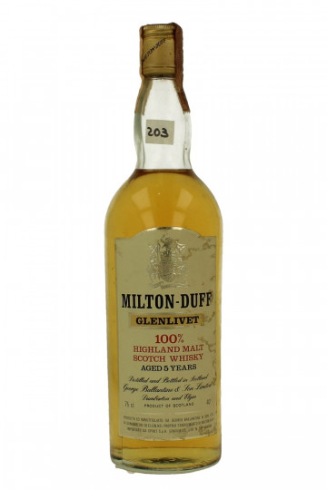 MILTON DUFF 5yo Bot.Late 90's early 2000 75cl 40% level at neck