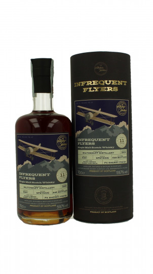 Milton Duff speyside  Scotch Whisky 11 Years Old 2009 70cl 59.7% - Infrequent Flyers Cask 6341