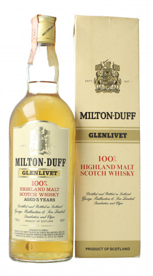 Milton Duff speyside  Scotch Whisky 5 Years Old - Bot.70's 75cl 40% OB  -