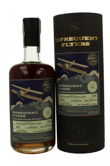 MILTONDUFF 11 years old 2009 70cl 59.7% - Infrequent Flyers PX Sherry Finish