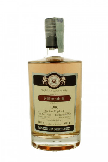 MILTONDUFF 1980 2011 70cl 44.7% Malt of Scotland - Bourbon Hogs. #12429