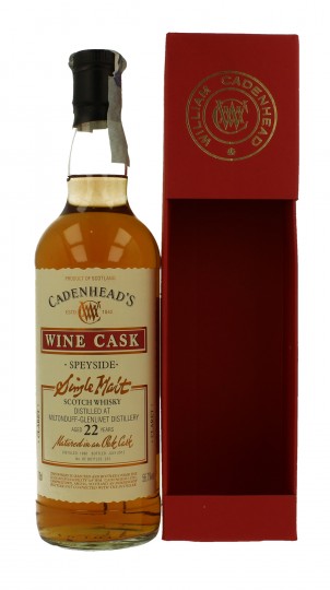 MILTONDUFF 22yo 1990 2012 70cl 56.7% Cadenhead's - Wine Cask #252 Claret