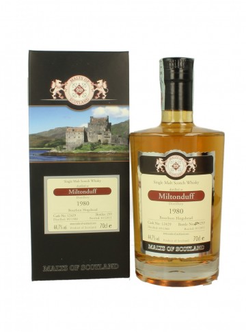 MILTONDUFF MALT OF SCOTLAND  1980 2011 70CL 44.7 % #12429 BOURBON CASK