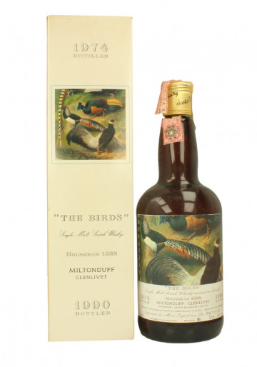 Miltonduff Speyside Scotch Whisky 1974 1990 75cl 46% Moon Import - The Birds #1538