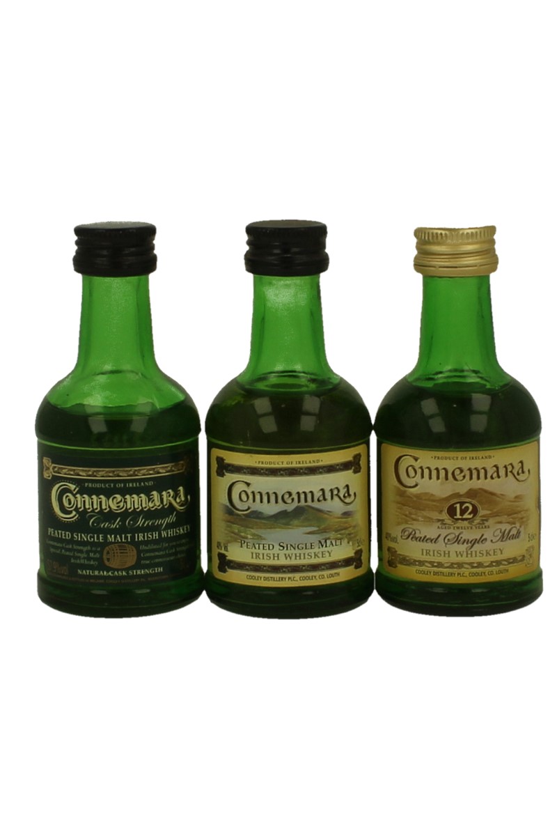 MINIATURE SET Mixed Irish Whiskey 11x5cl 40 Products Whisky