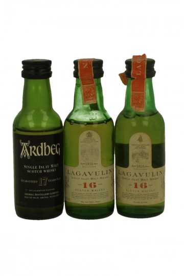 MINIATURE SET Mixed Islay whisky 7x5cl 40%