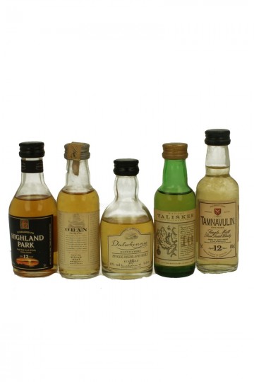 MINIATURE SET Mixed  single malt  whisky 16x5cl 40%