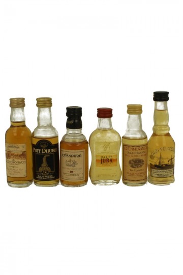 MINIATURE SET Mixed  single malt  whisky 16x5cl 40%