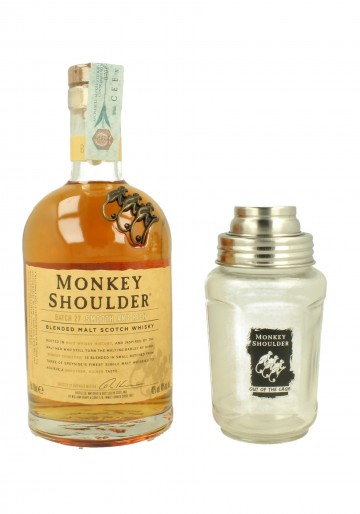 MONKEY SHOULDER BLENDED MALT GIFTPACK 70 CL 40 %