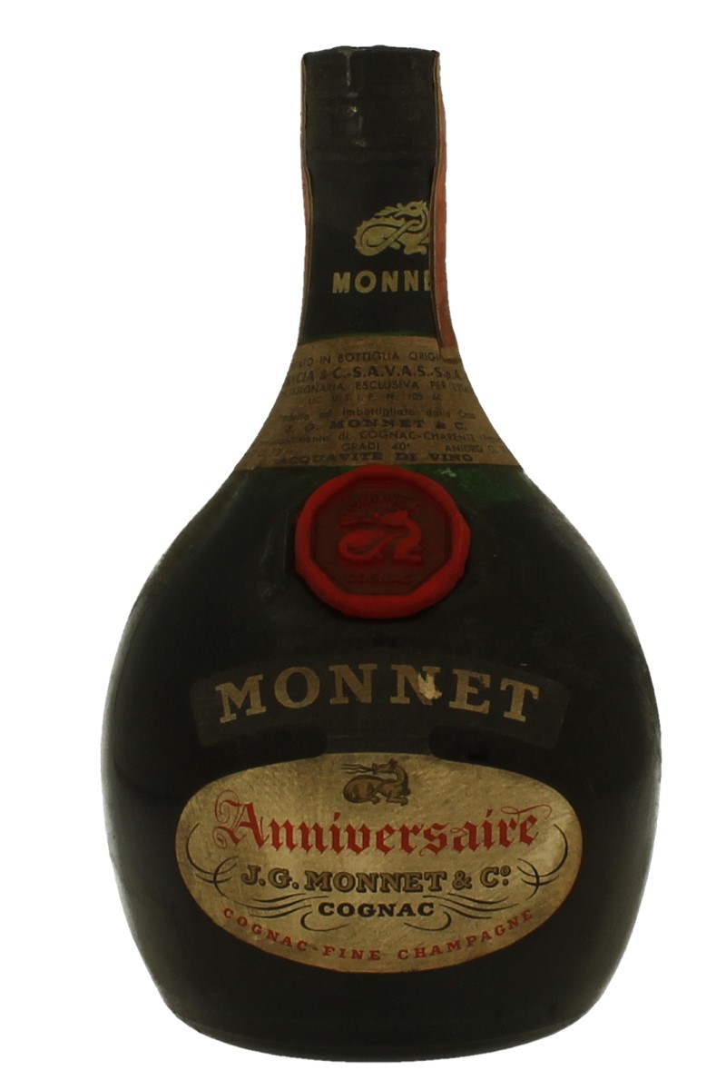 Monnet Anniversaire Cognac Bot 60/70's 73cl 40% - Products