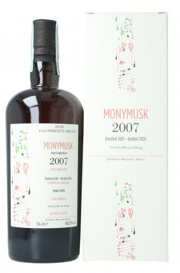 MONYMUSK Jamaica Rum 13 Year Old 2007 2020 70cl 68.5% Velier -villa Pradisetto