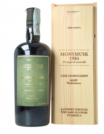 MONYMUSK Jamaica Rum 35 Year Old 1984 70cl 63.1% MWW Velier cask 434034-434039