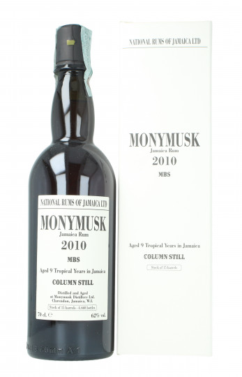 MONYMUSK Jamaica Rum 9 Year Old 2010 70cl 62% Velier -