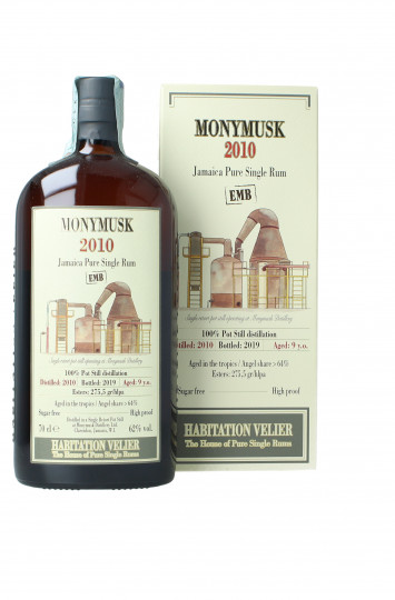 MONYMUSK Jamaica Rum 9 Year Old 2010 70cl 62% Velier -