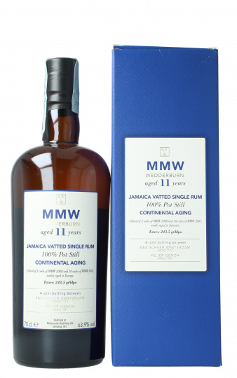 MONYMUSK MMW  Plummer Jamaican Rum 11 year old 2007/2008 2019 70cl 63.9% Velier -Continental  Ageing