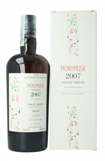 MONYMUSK MMW - VIlla Paradisetto 13yo 2007 2020 70cl 68.5% Velier - tropical aging