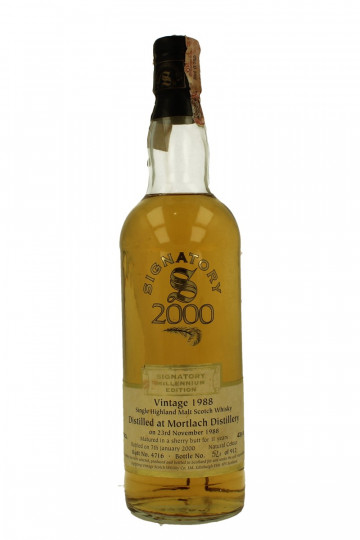 MORTLACH 11 Years old 1988 2000 70cl 43% Signatory Sherry Butt 4716